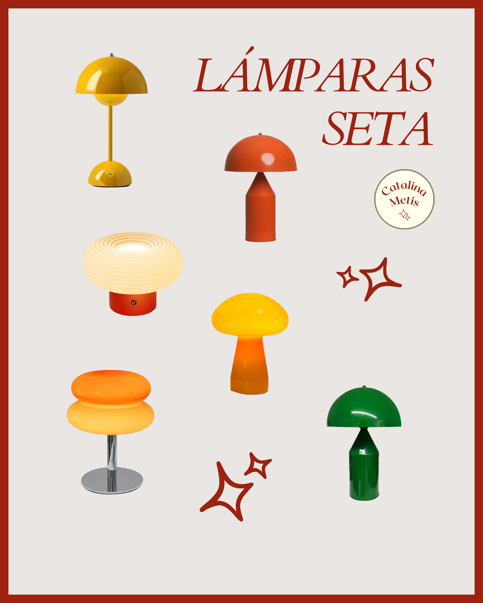 Lámaras Seta Lámparas de Diseño Bosque encantado